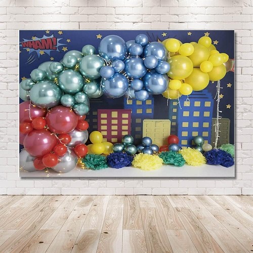 Happy birthday party backdrop - birthday,
