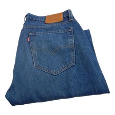 Levi Lot 527 Jeans Low Rise Bootcut Stretch Blue Waist 36 Leg 30 W36 L30 (Q7337)