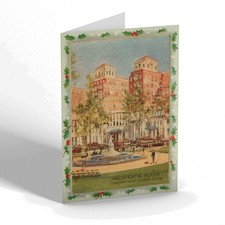 XMAS NOTELET - Vintage London - Grosvenor House, London's Most Modern Hotel