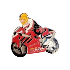 Vintage Joey Dunlop Lapel Pin Badge, Honda IOM TT, NW200, UGP, Skerries 