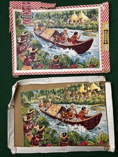 Vintage Ponda Wooden jigsaw puzzle Red Indians  complete 