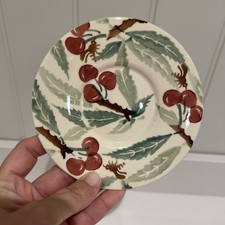 Emma Bridgewater Cherry And Bees Pineapple Pattern Rare Mini Saucer