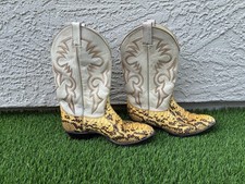 Vintage “REMINGTON” 1155 LR3 Snakeskin Cowboy Boots. Size 10D. Pre Owned.