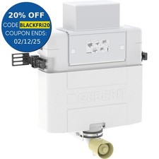 Geberit Alpha 820mm Concealed Dual Flush Toilet WC Cistern Wall Hung BTW 6/3L