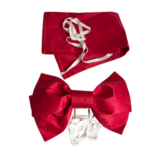 Traditional japanese red - traditional, satin