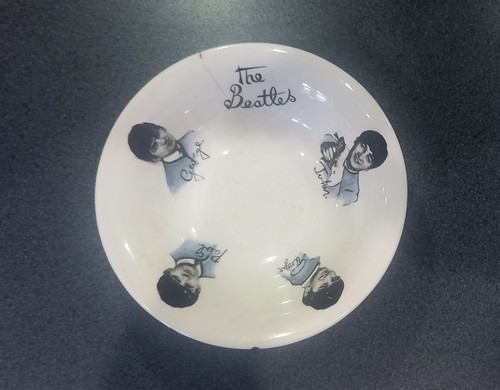Beatles china cereal bowl - beatles, uk