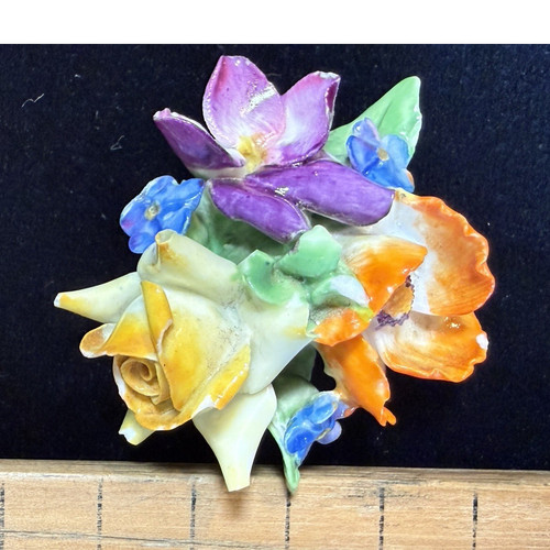Vintage porcelain flower - porcelain,