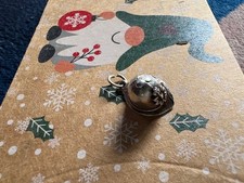  1960s Solid Silver Charm of PC Plod a Policeman Helmet & First Christmas Box