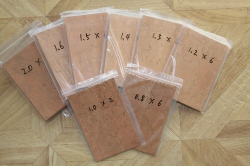 Natural cork sheet for