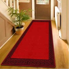 Non Slip Hall Runner Rug Long