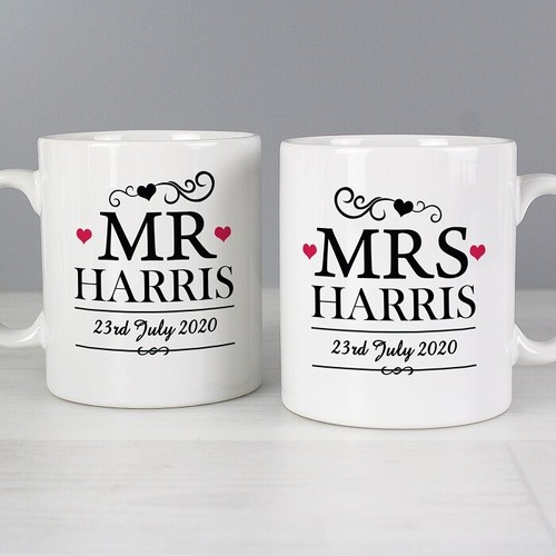 Personalised and mrs - and, mug