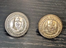 2 x City of Glasgow Corporation Transport Dept Buttons