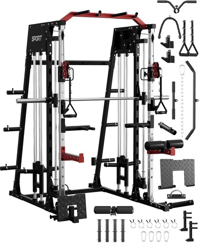 Smith machine 2200lbs - 9-in-1,