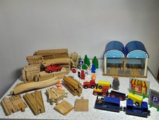 Wooden Train Set  Bundle