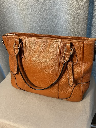 Kattee brown pebbled leather - brown,