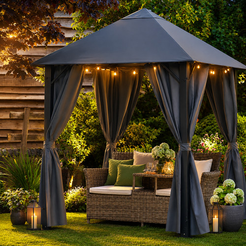 Gazebo 5m heavy duty - 2.5m,