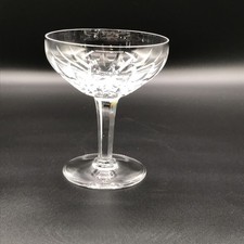 Vintage Champagne Glasses Coupes Cut Crystal STUART Claridge