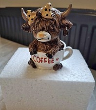 Highland Cow Resin Ornament