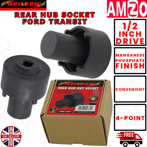 Neilsen hub nut removal socket - nut,