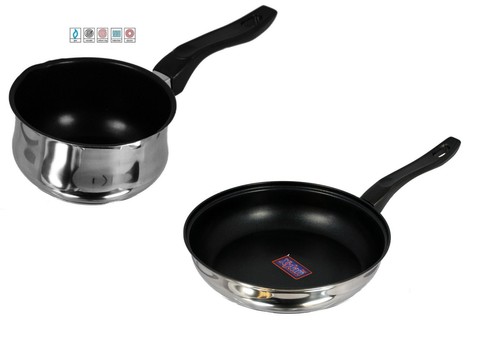 Stainless steel induction milk - stainless,