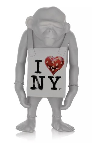 Banksy monkey love - love, y