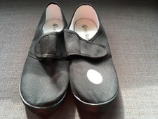 M&S Black Rip Tape Gymshoe/Plimsoll Kids Size 12 BNWT