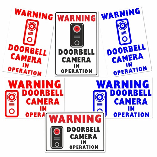 Sign doorbell camera - sign,