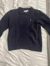 Jack Wills Women’s Navy Cable Knit Size 12