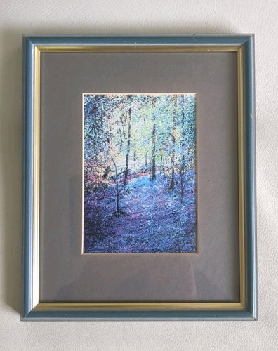 Framed print bluebell wood - framed,