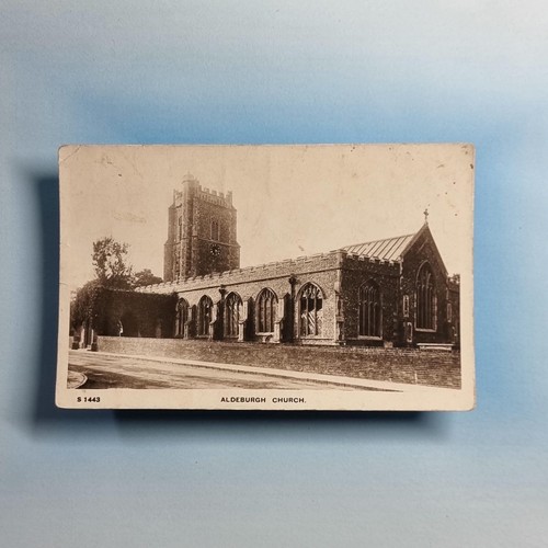 Aldeburgh postcard c1905 real - postcard,