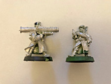 Warhammer 40k Imperial Guard Valhallan Ice Warrior Missile Launcher & Loader OOP