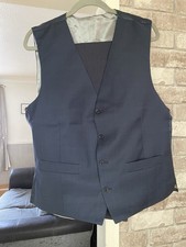 Men's Navy Blue Suit Waistcoat