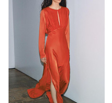 Zara SATIN BATWING SLEEVE