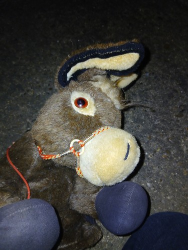 Vintage merrythought donkey - vintage,