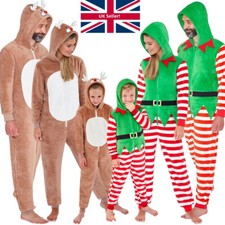 Christmas Reindeer Elf 1Onesie Onezi Adults Childs Boys Girls Rudolph Novelty