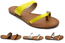 Womens Ladies Flat Slippers