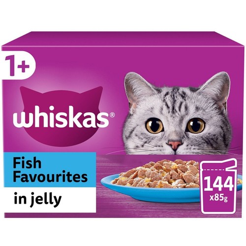 144 85g whiskas fish - 144,