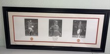 Vintage Eric Cantona Manchester United Framed Photos Memorabilia By MUML 2004