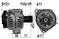 Alternator for SAAB:9-3 Cabriolet,9-5 Estate,9-3 카브리올레,9-3, 93184941 93184940