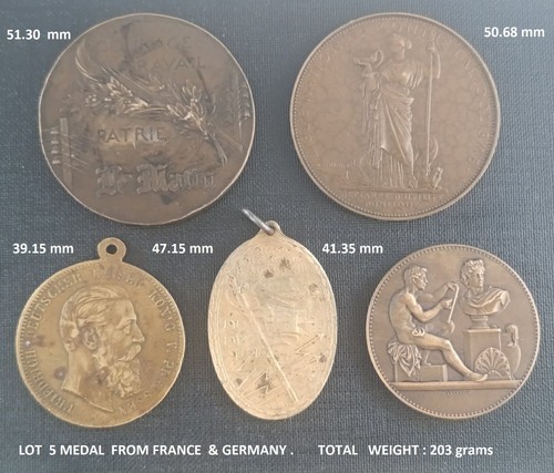 Germany france lot - , bronze