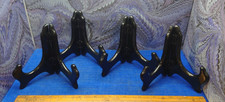 4 Pcs Easel Plate Holder, Wooden Folding Display Stand Parts Picture Frame : 150