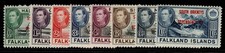 FALKLAND ISLANDS - South Orkneys GVI SG C1-C8, 1944-45 set, NH MINT. Cat £19.