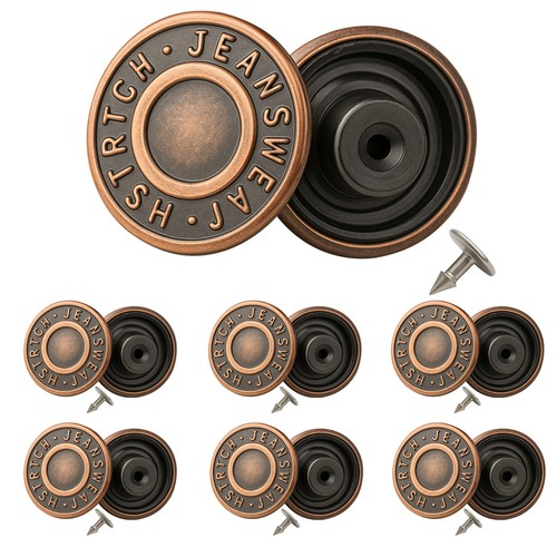 17mm brass buttons - 17mm, with