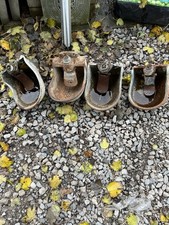 4 x Vintage Reclaimed Cast Iron Cattle Water Feeder/Trough Wrekin Sheep Cow Pig