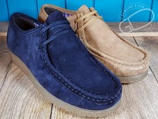 mens suede lace up casual
