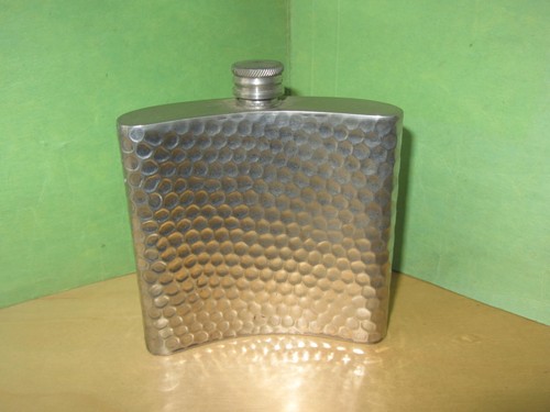 Pewter hip flask oz - pewter, 6