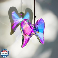 Window Hanging Crystal Angel