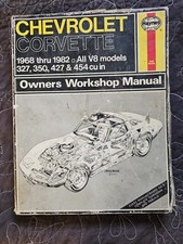 Chevrolet Corvette 1968 Thru