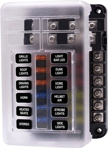 Way blade fuse box block - 12,