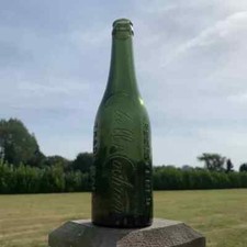 Antique Glass Cautiell & Cochrane Trade Mark Old Glass Bottle